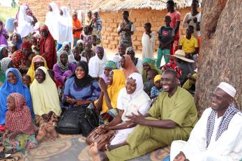 Niger community gathering.
